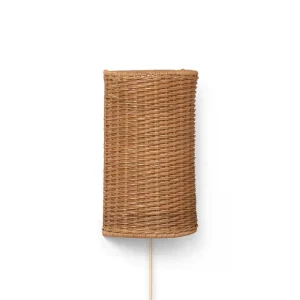 Ferm Living Abat-Jours>Abat-Jour Applique Murale Dou Rotin - Naturel