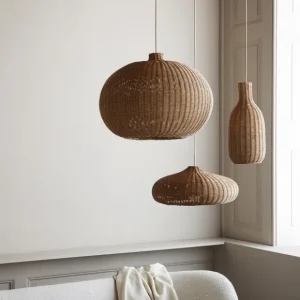 Ferm Living Suspensions>Abat-Jour Belly Rotin - O 54 Cm - Naturel