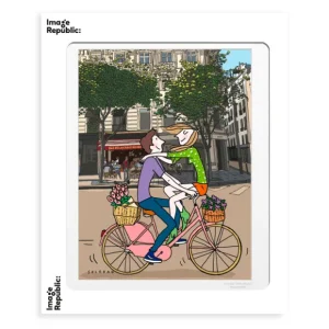 Image Republic Affiches & Tableaux>Affiche Bm Soledad Bicyclette Croix Rouge - 30 X 40 Cm