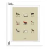 Image Republic Affiches & Tableaux>Affiche Le Duo Chaises - 30 X 40 Cm