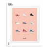 Image Republic Affiches & Tableaux>Affiche Le Duo Sneakers - 30 X 40 Cm