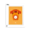 Image Republic Affiches & Tableaux>Affiche Le Duo Telephone 2 Orange - 30 X 40 Cm