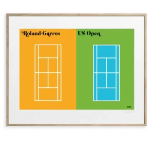 Image Republic Affiches & Tableaux>Affiche Le Tennis By Vahram Muratyan - 40 X 50 Cm