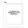 Image Republic Affiches & Tableaux>Affiche Loic Prigent Je Deteste Tout - 30 X 40 Cm