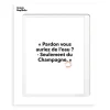 Image Republic Affiches & Tableaux>Affiche Loic Prigent Pardon Vous Auriez - 30 X 40 Cm