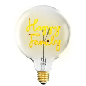 Elements Lighting Accessoires Électriques>Ampoule Happy Family E27 - Ambre