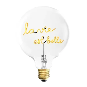 Elements Lighting Accessoires Électriques>Ampoule La Vie Est Belle E27 - Ambre