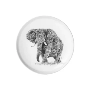 Sélectionné par Fleux Assiettes & Couverts>Assiette A Dessert En Porcelaine Maxwell & Williams Marini Ferlazzo Elephant - O 20 Cm