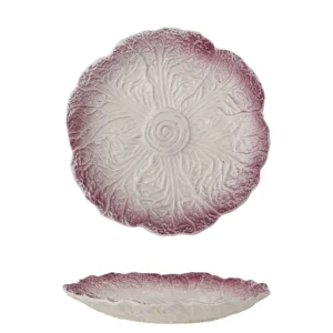 Bloomingville Assiettes & Couverts>Assiette Mimosa En Gres - O 21 X 2,5 Cm - Violet