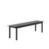 Muuto Poufs & Bancs>Banc Linear Steel Black - 170 X 34 Cm