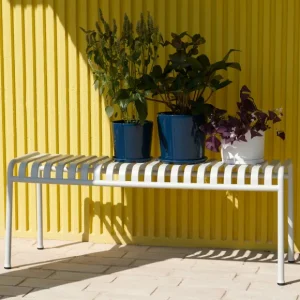 Hay Poufs & Bancs>Banc Palissade En Acier Poudre - Gris Ciel