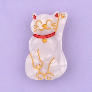 Coucou Suzette Accessoires Cheveux>Barrette Chat Porte-Bonheur