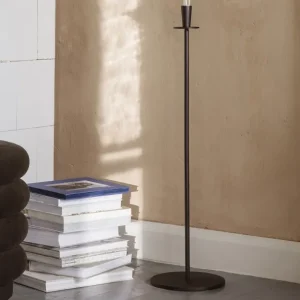 Ferm Living Bougies, Bougeoirs Et Allumettes>Bougeoir Hoy Casted - H 86 Cm - Noir