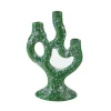 Sélectionné par Fleux Bougies, Bougeoirs Et Allumettes>Bougeoir Tachete - H 30 Cm - Vert