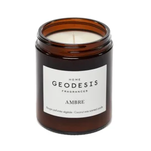 Geodesis Bougies, Bougeoirs Et Allumettes>Bougie Vegetale Parfumee - Ambre