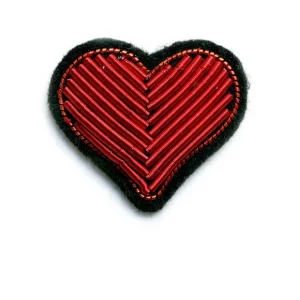 Macon&Lesquoy Broches & Pin's>Broche Coeur Rouge