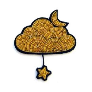 Macon&Lesquoy Broches & Pin's>Broche Nuage Or Et Etoile