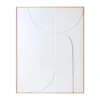 HK Living Affiches & Tableaux>Cadre Relief Art B - 100 X 123 Cm - Blanc Xl