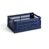 Hay Paniers & Boîtes>Caisse Crate S - Bleu Fonce