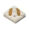 Liewood Langes & Accessoires>Cape De Bain Albert Chien En Coton Biologique - Sable