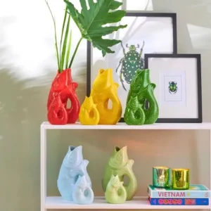 Sélectionné par Fleux Vases>Carafe / Vase Monsieur Carafon Poisson - Vert Bay