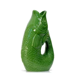 Sélectionné par Fleux Vases>Carafe / Vase Monsieur Carafon Poisson - Vert Bay