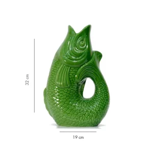 Sélectionné par Fleux Vases>Carafe / Vase Monsieur Carafon Poisson - Vert Bay