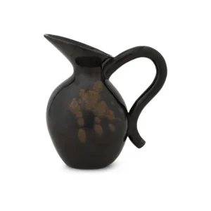 Ferm Living Carafes & Verres>Carafe Verso En Gres - Noir/Brun