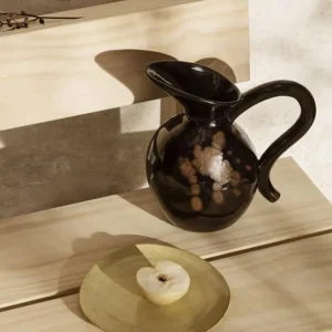 Ferm Living Carafes & Verres>Carafe Verso En Gres - Noir/Brun