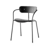 And Tradition Chaises>Chaise Pavilion Av2 Chene - Noir