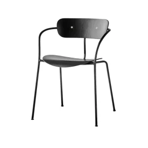 And Tradition Chaises>Chaise Pavilion Av2 Chene - Noir