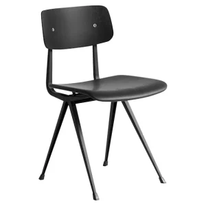 Hay Chaises>Chaise Result Noir - Chene Laque