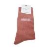 Félicie Aussi Chaussettes>Chaussettes Badass 36/40 - Rouge Chine