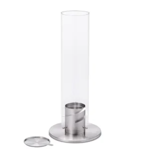 Höfats Lampes De Table>Cheminee / Feu De Table Spin 120 - O 23 X 54 Cm - Argent