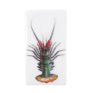 Stigerwoods Art Mural>Décoration Murale Homard Vert / Fond Blanc - 20 X 35 Cm