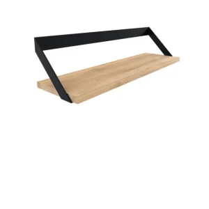 Ethnicraft Etagères>Etagere Ribbon En Chene Et Metal Noir - L 70 Cm
