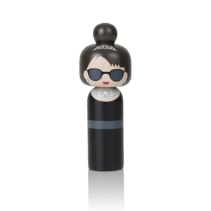 Lucie Kaas Sculptures & Figurines>Figurine En Bois Kokeshi Sketch.Inc Audrey - 16.5 Cm