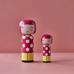 Lucie Kaas Sculptures & Figurines>Figurine En Bois Kokeshi Sketch.Inc Dot