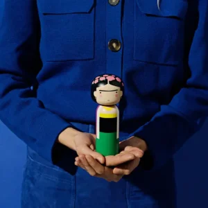 Lucie Kaas Sculptures & Figurines>Figurine En Bois Kokeshi Sketch.Inc Frida