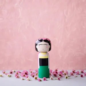 Lucie Kaas Sculptures & Figurines>Figurine En Bois Kokeshi Sketch.Inc Frida