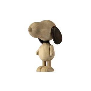 BoyHood Sculptures & Figurines>Figurine Snoopy - Chene, Detail Fume - 13 Cm