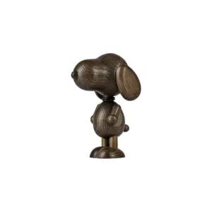 BoyHood Sculptures & Figurines>Figurine Snoopy - Chene Fume - H 15 Cm