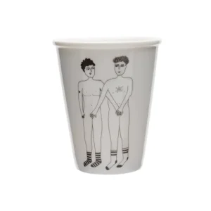 Helen B Carafes & Verres>Gobelet Deux Wilies En Porcelaine