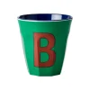 Rice Tasses & Mugs>Gobelet Lettre B En Melamine - Vert Foret