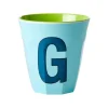 Rice Tasses & Mugs>Gobelet Lettre G En Melamine - Menthe