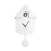 Sélectionné par Fleux Horloges>Horloge Modern Cuckoo En Metal L 21.5 X H 41 Cm - Blanc