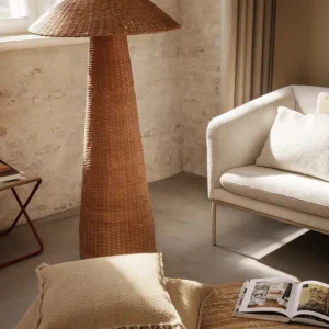 Ferm Living Lampadaires>Lampadaire Dou Rotin - 131 Cm - Naturel