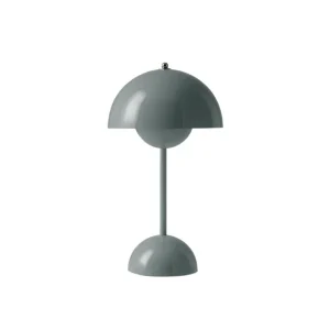 And Tradition Lampes De Table>Lampe A Poser Flowerpot Vp9 Sans Fil Stone Blue