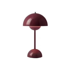 And Tradition Lampes De Table>Lampe A Poser Flowerpot Vp9 Sans Fil - Dark Plum