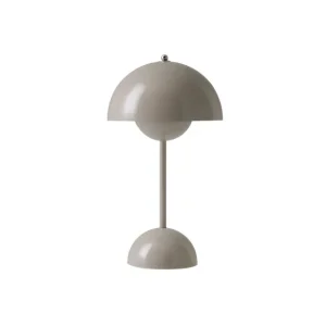 And Tradition Lampes De Table>Lampe A Poser Flowerpot Vp9 Sans Fil - Gris Beige